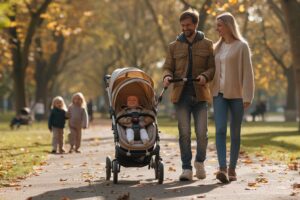 La promenade sécurisée en famille : l’importance des poussettes